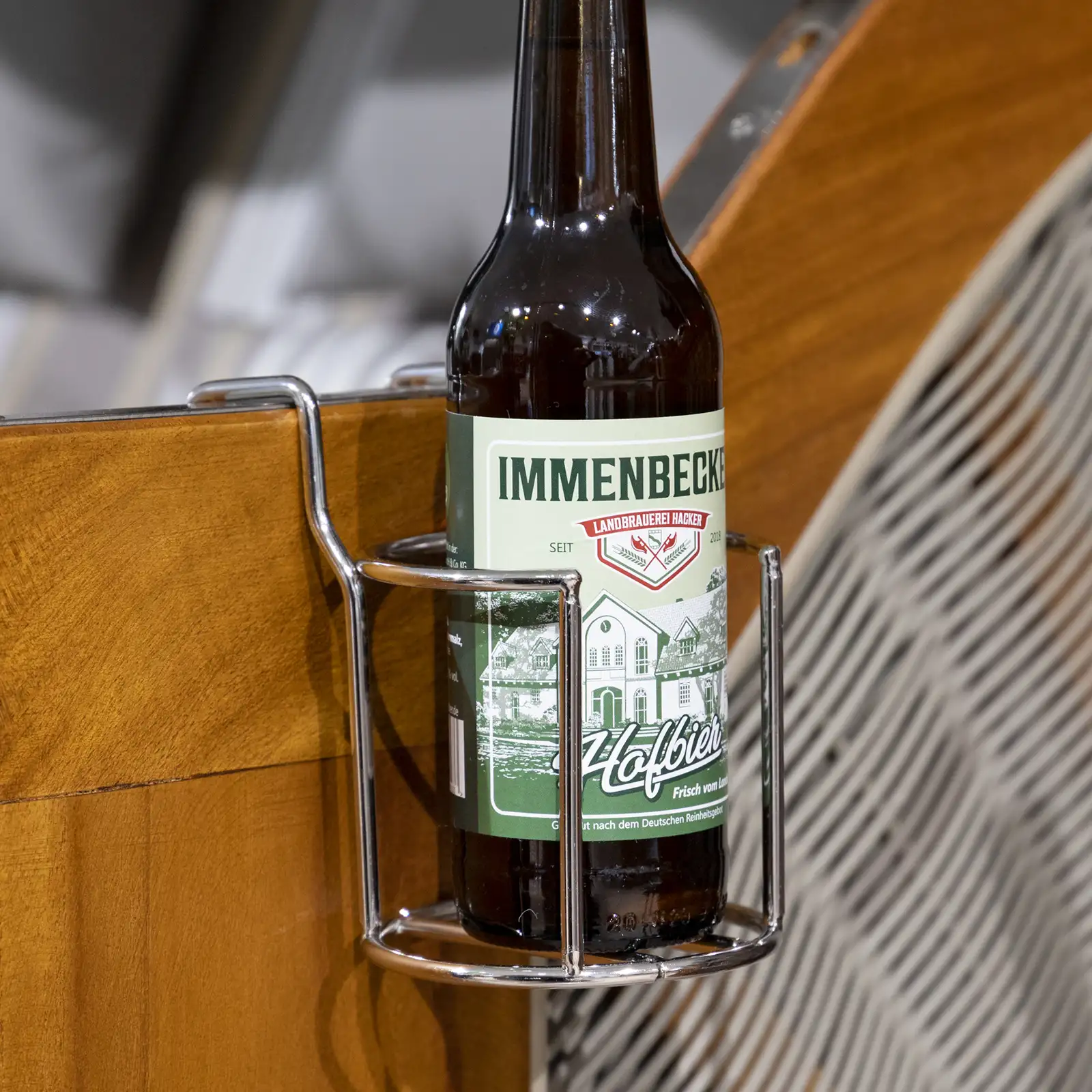 Strandkorb Flaschenhalter / Getränkehalter